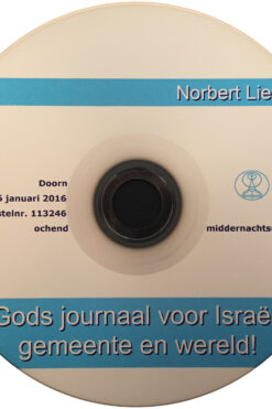 Gods journaal voor Israël, gemeente en wereld - 16-01-2016 - Norbert Lieth