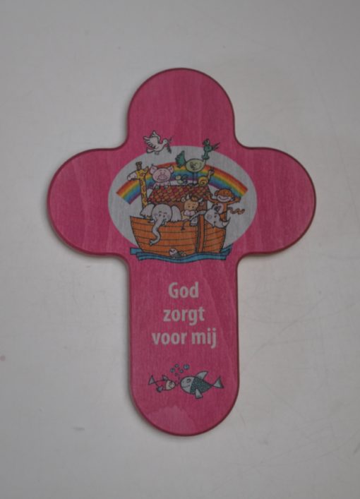 Kruis hout pink